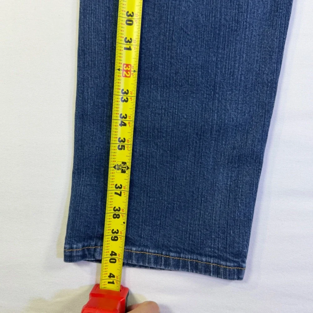 Levi's 505 Mens Jeans 36x29 Regular Fit Straight Leg‎ Blue Wash Denim Stretch